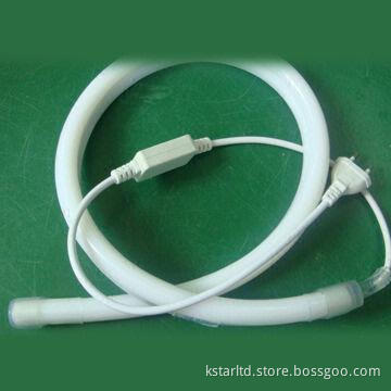 LED Neon Rope Light, 80 White LEDs/Meter, Sized 13 x 26mm, Made of Milky PVC Material